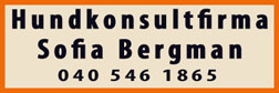 Hundkonsultfirma Sofia Bergman logo